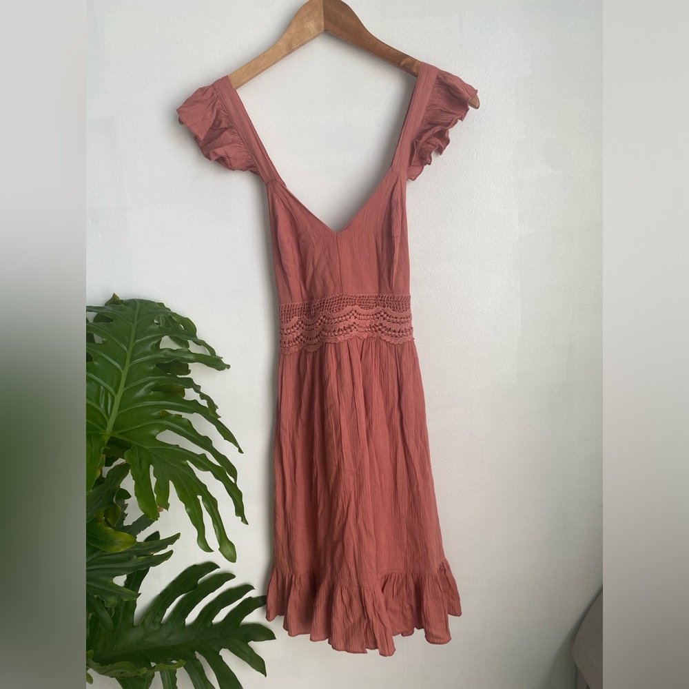 Beautiful cross back knee length dress